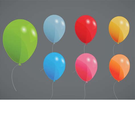 colored balloons, vector illustration 8342996 Vector Art at Vecteezy
