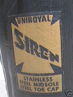 Uniroyal Siren Fireman Rubber Hip Boots Waders made USA | #17627973