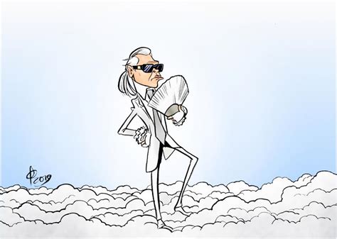Karl Lagerfeld 1933 - 2019 | Cartoon Movement