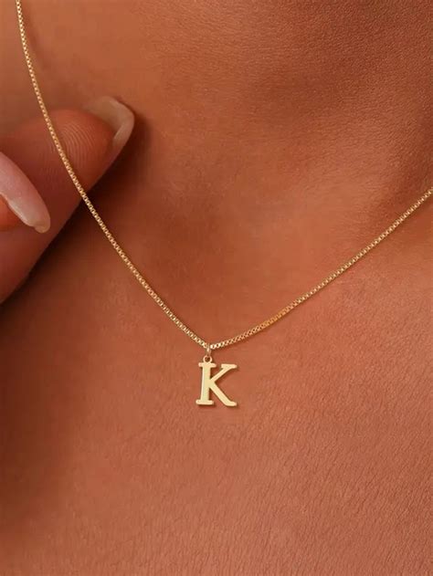 Colar Com Inicial Do Nome - Colar de Ouro com Inicial do Nome – Ideal Golden