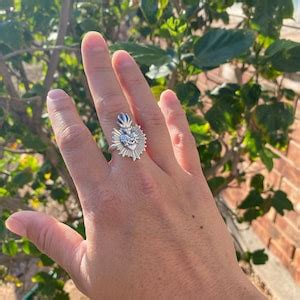 Sacred Heart Ring Sacred Heart Jewelry Heart Milagro Ring Flaming Heart ...