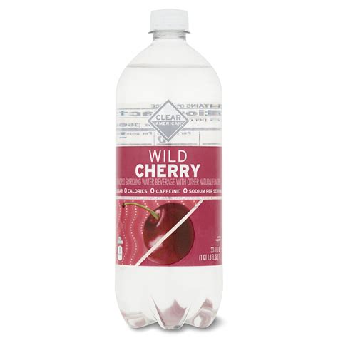 Clear American Sparkling Water, Wild Cherry, 33.8 fl oz - Walmart.com