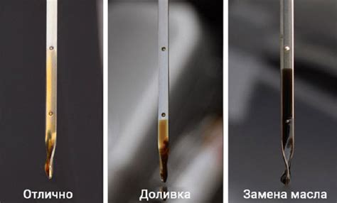 Каким должен быть уровень масла в двигателе на щупе