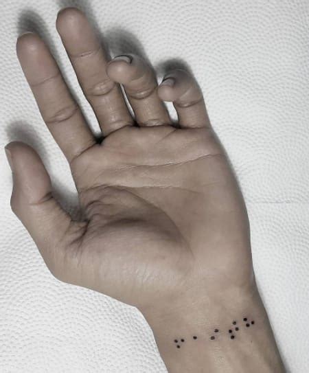 20+ Inspiring Braille Tattoo Ideas & FAQs - Tattoo Twist