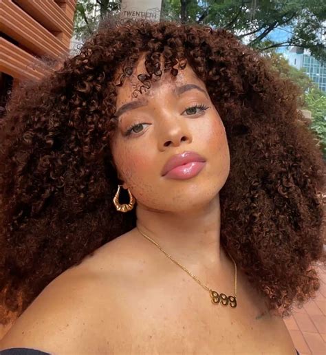 Stevie Shay in 2025 | Beautiful curly hair, Hair inspiration color