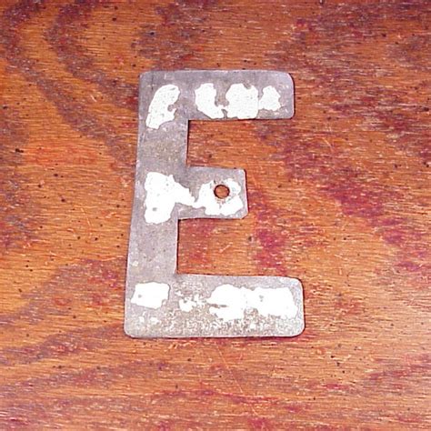 metal letter  etsy