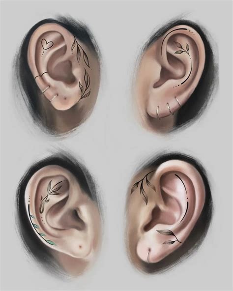 типы ушей: 2 тыс изображений найдено в Яндекс.Картинках | Tatuajes en ...