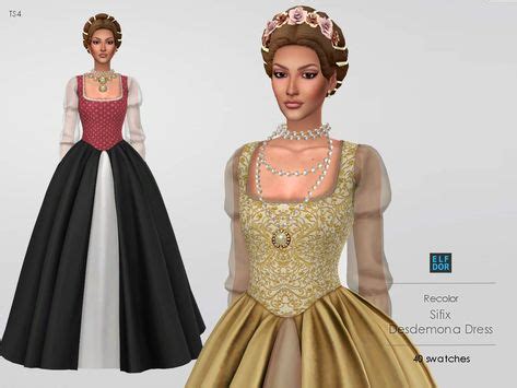 Sims 4 Cc Tudor Dress