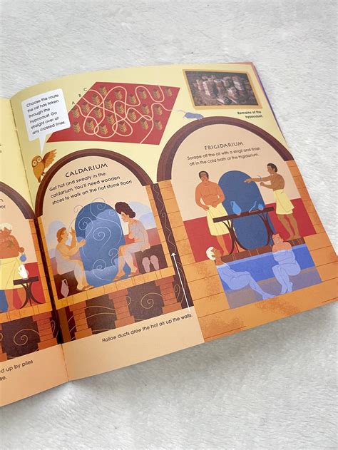 The Roman Baths: Activity Book & Museum Audio Guide — Flaroh Illustration