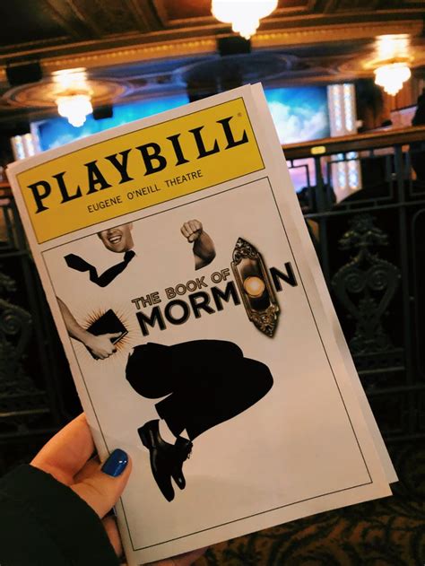 The Book of Mormon (December 2018) | The book of mormon, Playbill, Musicals