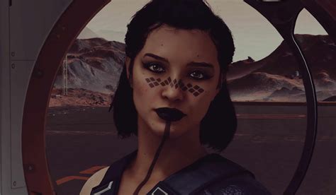 Andreja With Tattoos (Goth look) My Personal version | Starfield Mod