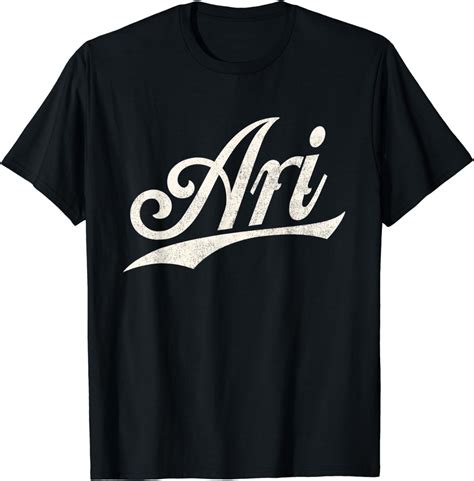 Amazon.com: Ari Name, Retro Vintage Ari Given Name Distressed T-Shirt