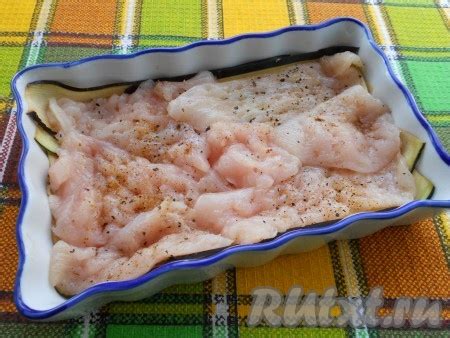 Куриное филе с баклажанами и помидорами в духовке: 8 фото в рецепте