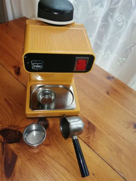 ANTIQUE SOLAC ESPRESSO COFFEE MACHINE early 1980s. Mod. C-101 £100.00 ...