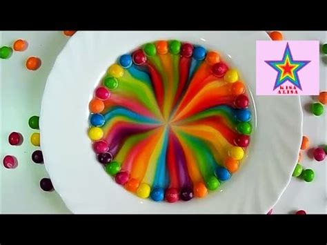 СКИТЛС РАДУГА ЭКСПЕРИМЕНТ ДЛЯ ДЕТЕЙ SKITTLES RAINBOW KIDS CANDY SCIENCE ...