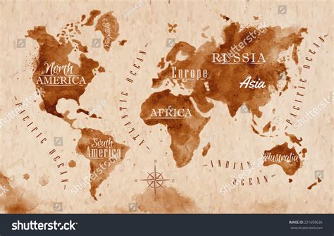 25,176 World Map Vintage Style Images, Stock Photos & Vectors ...