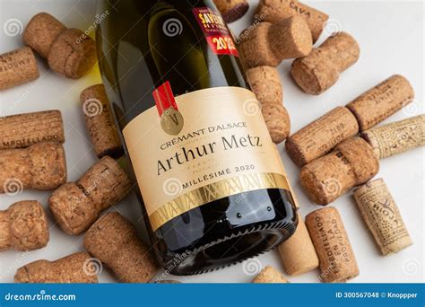 Arthur Metz Cremant D Alsace Brut Editorial Stock Photo - Image of ...