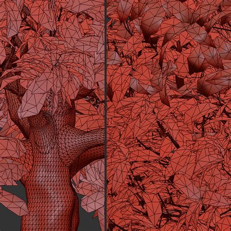 ArtStation - Set of Aucuba japonica Shrubs (Japanese laurel) (3 Shrubs