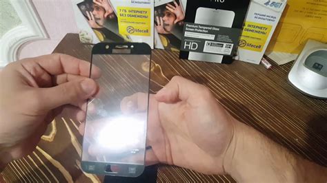 Samsung Galaxy A5(2017)клеим 3D стекло(glue safety glass on Samsung A5 ...