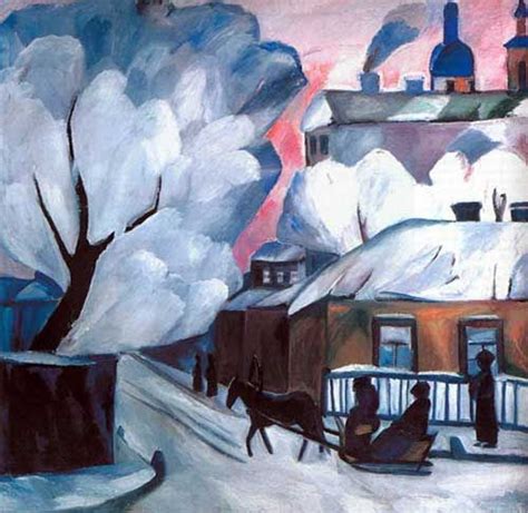 Наталья Гончарова Russian Painting, Russian Art, Winter Painting, Art ...
