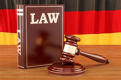premium photo german law  justice concept  rendering