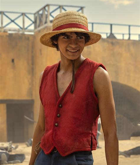 One Piece Monkey D. Luffy Red Vest - Iñaki Godoy Red Vest