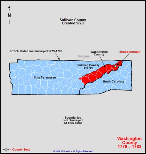 Washington County, NC (TN) - 1779 to 1783