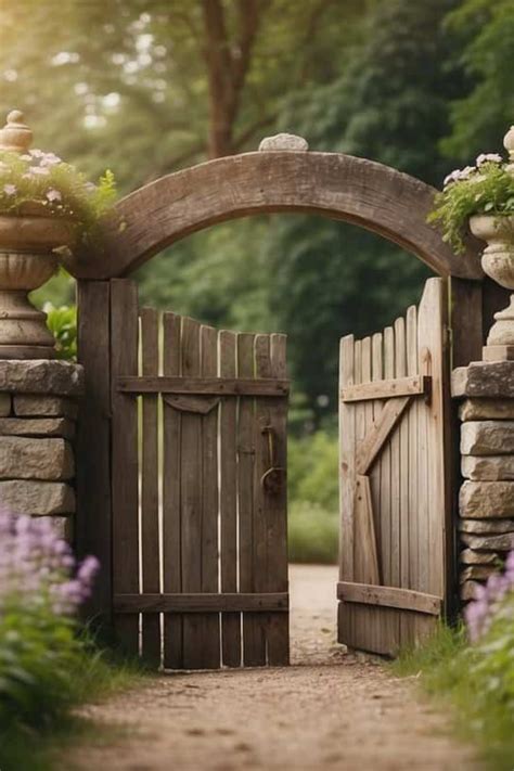 charming wooden garden gate designs wooden garden gate garden gate