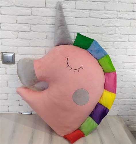 Єдиноріг Подушка Веселка / Подушка игрушка Единорог Радуга / Unicorn ...