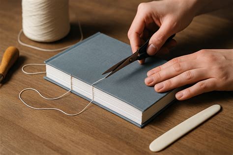 how to bind a book at home
