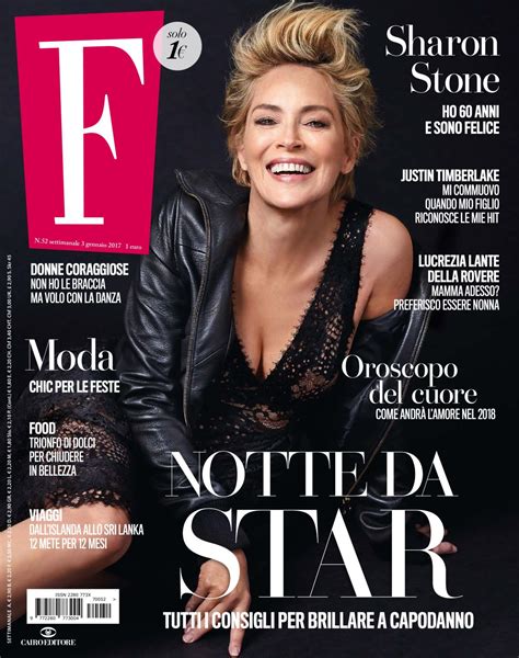 SHARON STONE in F n.52 Magazine, January 2018 – HawtCelebs