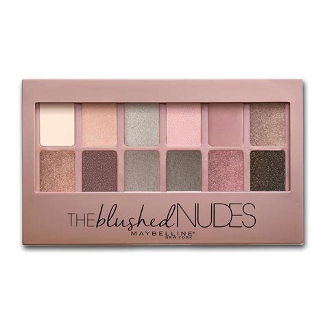 Amazon.com: Maybelline The Blushed Nudes Eyeshadow Palette Makeup, 12
