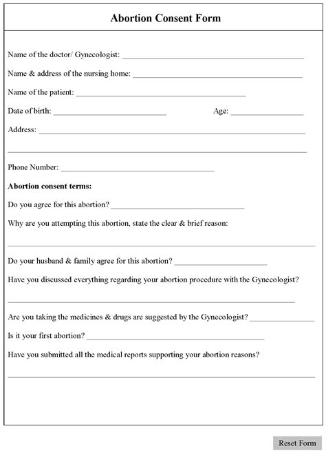 Abortion Discharge Paperwork 8