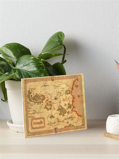 "Map of Narnia" Art Board Print for Sale by sanguinolent in 2024 | Map ...