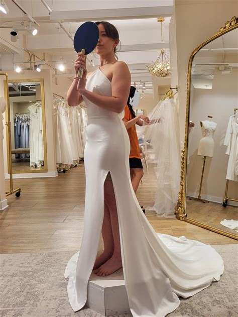 I picked my dress up today! Still needs alterations but in love with