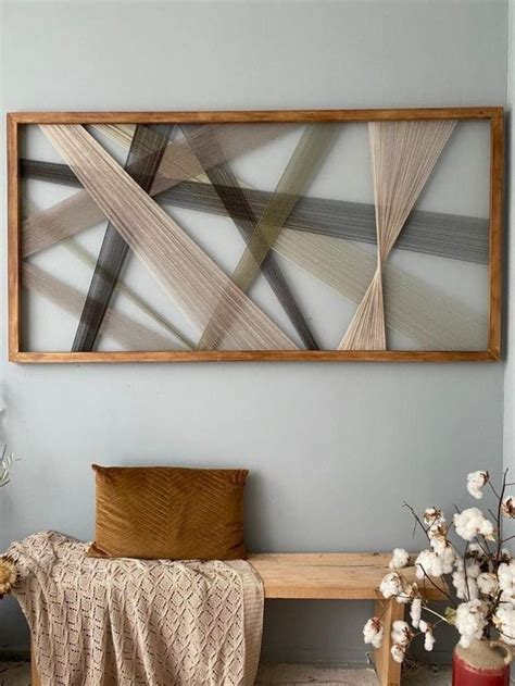 Арт-объекты из веревок | Wall decor bedroom, Wall decor living room ...