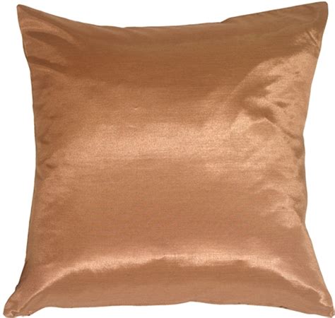 Copper with Copper Baroque cSroll Throw Pillow from Pillow Decor