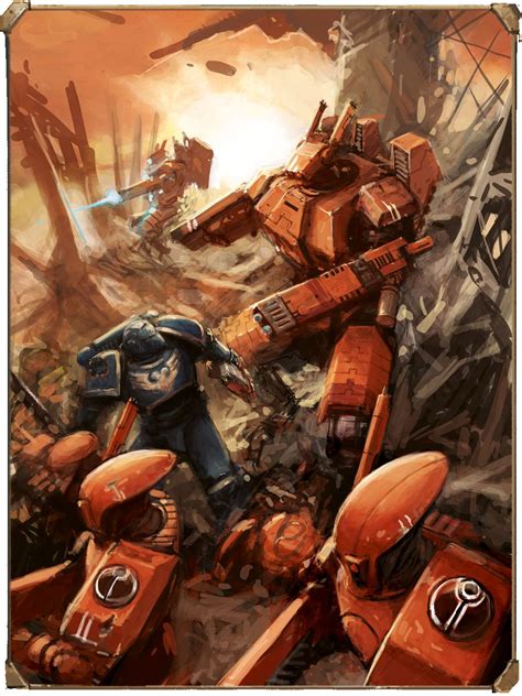 Warhammer 40k Tau Art