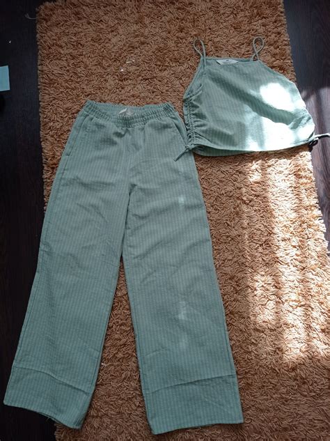 Костюм h&m 11-12 лет. Широкие штаны палаццо и топ. Топик: 300 грн ...