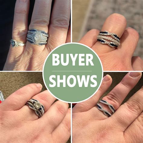 Blue Sapphire White CZ Wedding Band for Women Ring Guards Enhancers