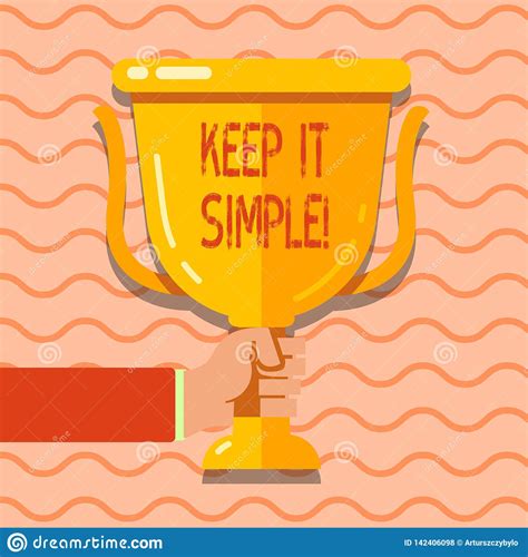 Conceptual Hand Writing Showing Keep it Simple. Business Photo ...
