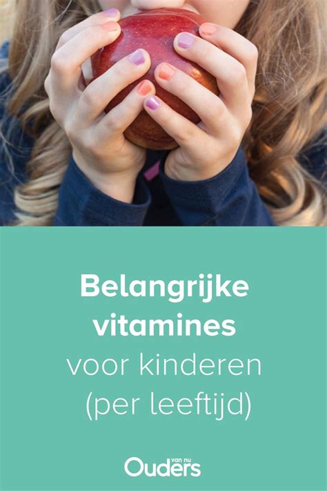Belangrijke vitamines voor kinderen