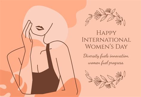 Free International Women's Day Card Template to Edit Online
