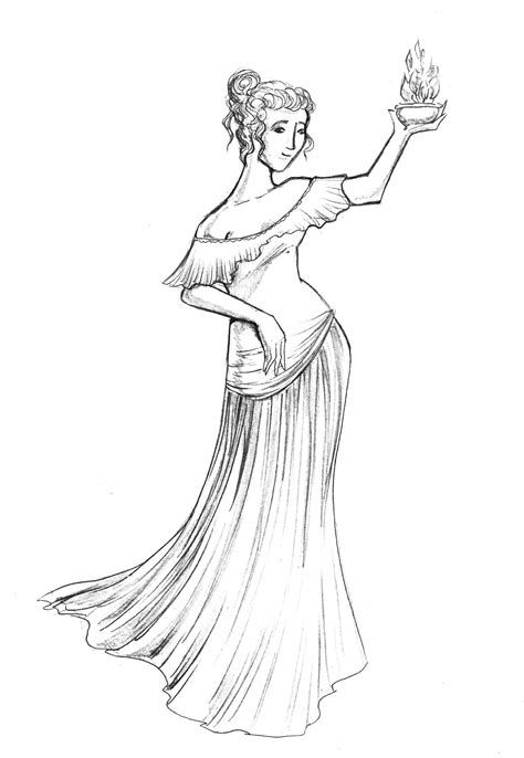 Vesta Roman Goddess of Home and Fire - Crystal Vaults | Roman goddess ...