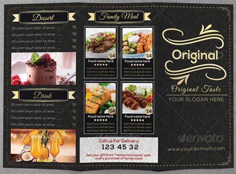 Cafe Brochure Templates - Free & Premium PSD, AI, InDesign Formats