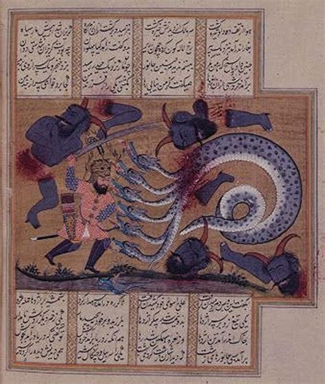 Imam ali and war with the jinn and dragon | Historical artwork ...