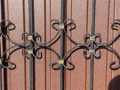 premium photo  close    metal gate   number