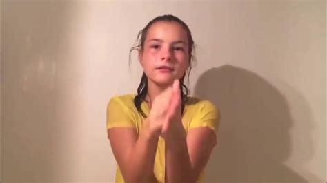girl ice bucket challenge fail - YouTube