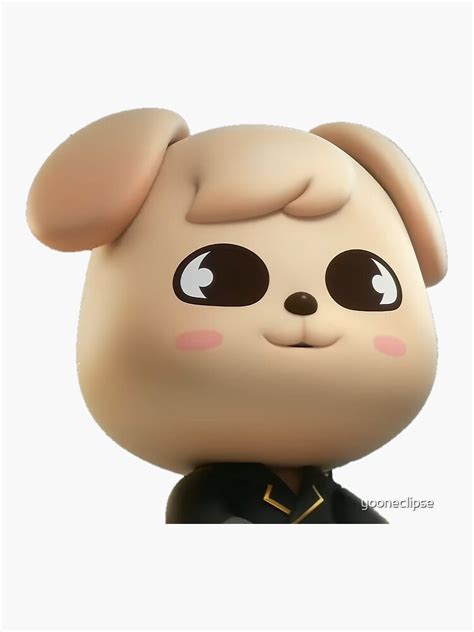 "puppy m skzoo sticker " Sticker for Sale by yooneclipse | Redbubble