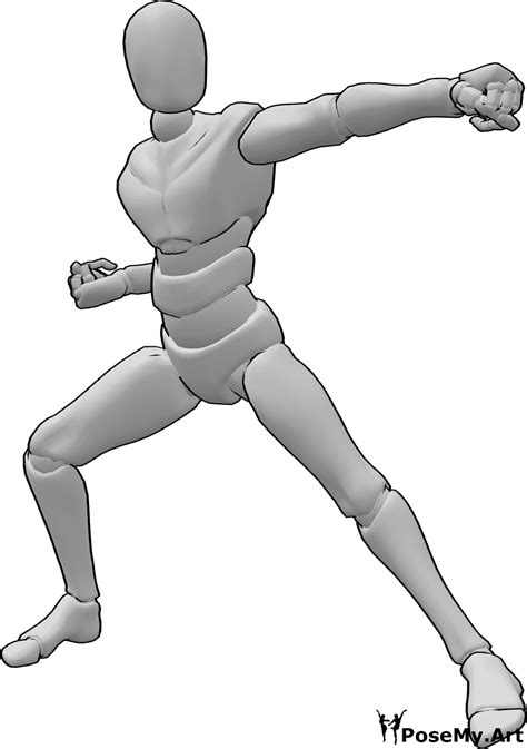Punching Pose Reference